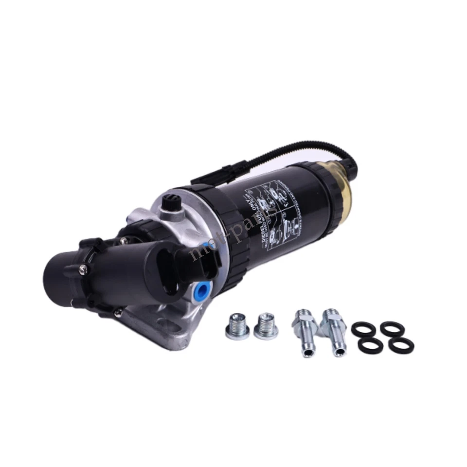 24V Fuel Filter Assembly RE559946 for John Deere 4045 6068 210 130G 160GLC 210G - Image 2 of 4