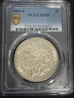1884 S Morgan Silver Dollar PCGS XF-45