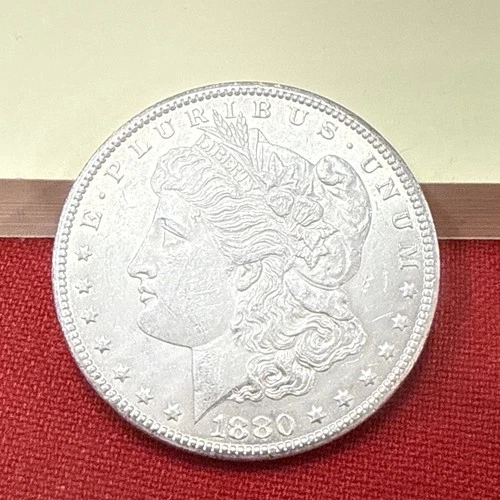 1880-CC Morgan Silver Dollar $1 - Carson City Mint Bu +++ Au+++