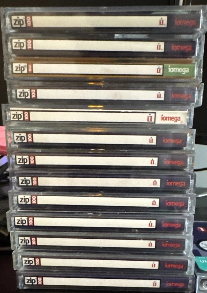 Lote De 14 Disco Iomega Zip 100MB Formateado para IBM Y Compatibles Envío Gratis Foto 3 de 4