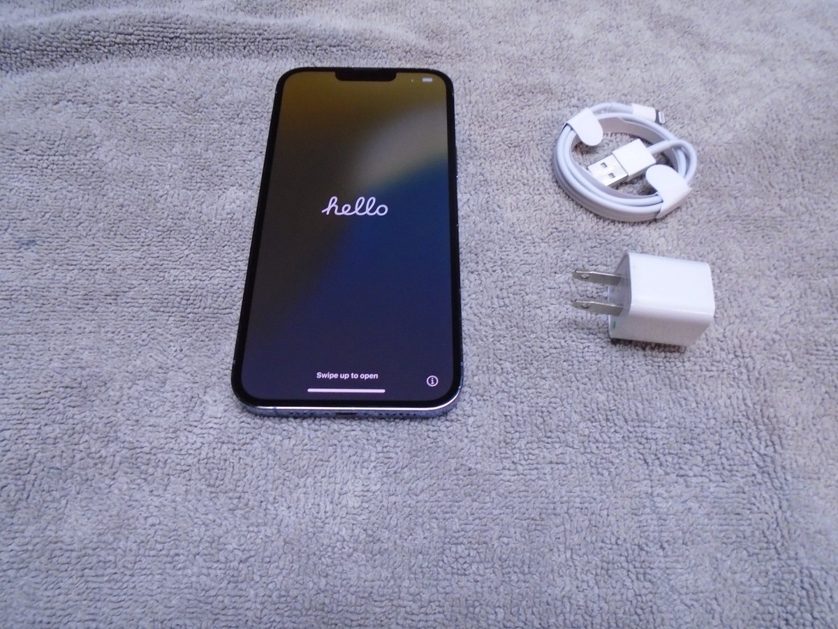 Apple iPhone 13 Pro Max, 256gb, Sierra Blue, Carrier Unlocked