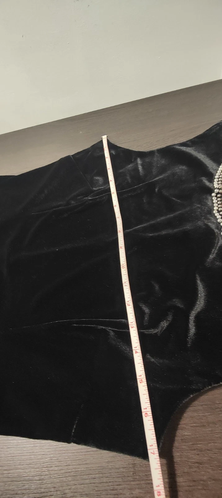 VETEMENTS Abito donna Connected Apparel in velluto nero Taglia 12