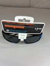 Mongoose Boys Black With Wrap Around Black Lenses 100 UV Sunglasses New 3