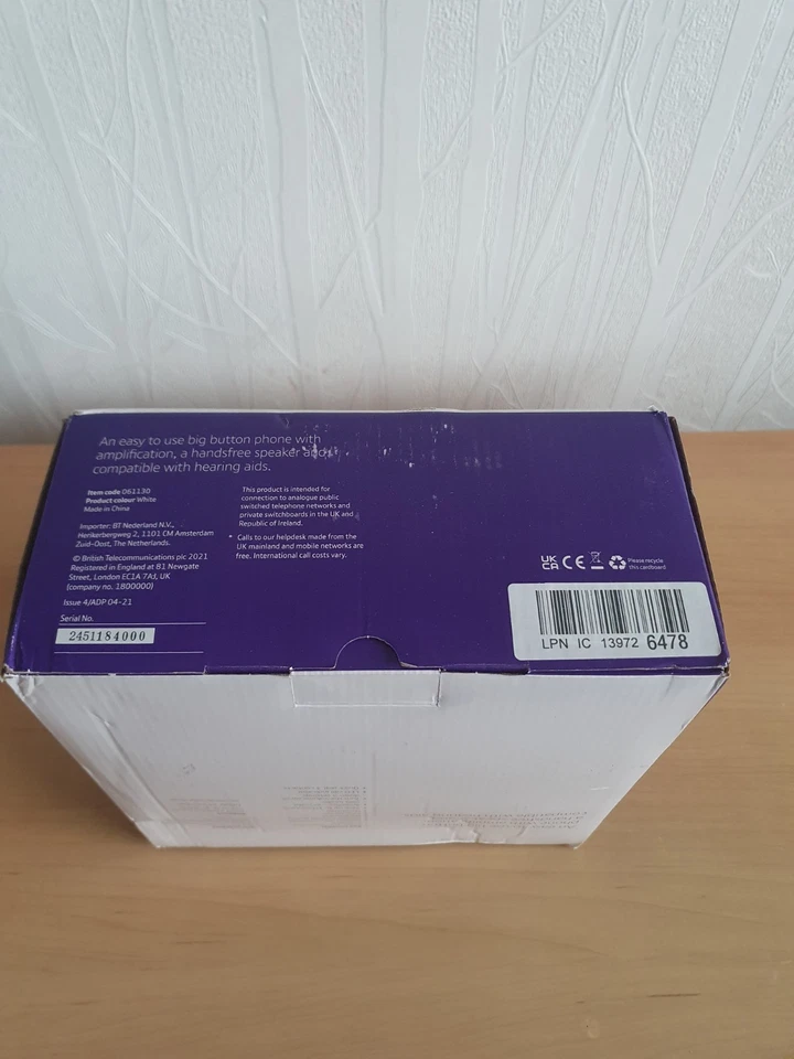 BT Big Button 200 V2 Corded Telephone, White - Image 3 of 4