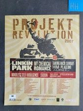 Linkin Park Projekt Revolution Tour Promo Print Advertisement 2007