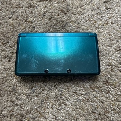 Nintendo 3DS Aqua Blue Teal Console Tested Working And Bonus Games