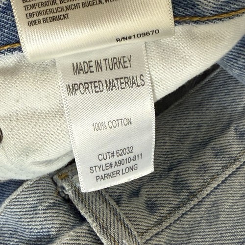 Agolde Parker Denim Cut Off Jean Shorts Distress Button Fly Frayed Distress 29 - Picture 10 of 13