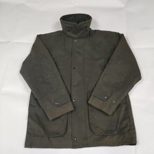 PG Field Waxed Jacket Quilted XS Olive Green Hunting Shooting Fishing Country GC