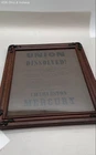 Framed Charleston Mercury Union Dissolved Civil War Broadside Repro Print