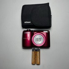 Nikon Coolpix L26 16MP Y2K Digital Camera Tested + Nikon Camera Case, Batteries