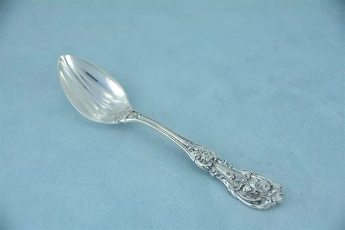 Reed & Barton Francis I Sterling 6"Melon Fruit Spoon Old Mark Script Monogram