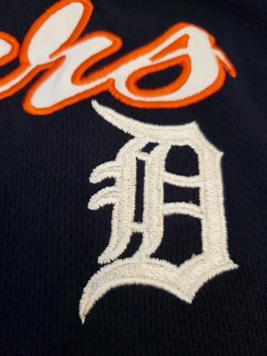 Mens L Prince Filder MLB Detroit Tigers Fielder #28 Embroidered Jersey EXCELLENT - Picture 5 of 13