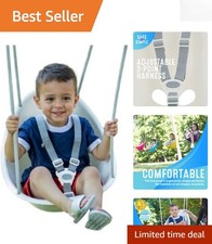 Coconut Baby Swing   Secure Quick Lock, Blister-Free Rope for Safety Outdoors