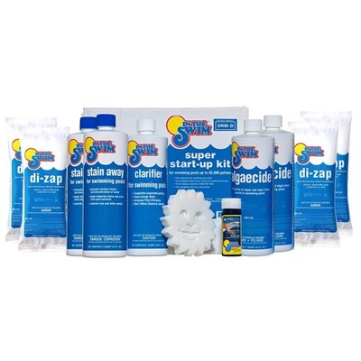 In The Swim Well Water Swimming Pool Start-Up Kit   Opening Chemicals with Metal