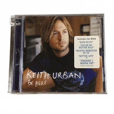 Keith Urban Be Here CD 2004 Country Music Album Factory Sealed Cracked Case