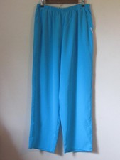 WOMEN'S CHEROKEE XL ELASTIC WAIST SCRUB PANTS. TURQUOISE COLOR.