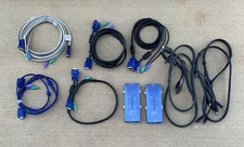TRENDnet 4-Port PC KVM Switch and Cable Kit TK-400 PS/2 Connectors