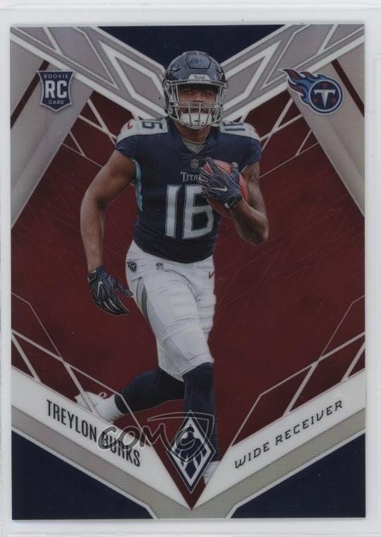 2022 Panini Phoenix Rookies Red 15/250 Treylon Burks #112 Rookie RC 1ew0