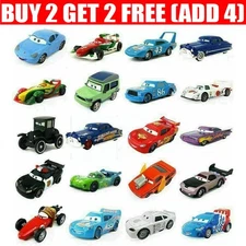 Disney Pixar Cars Lot Lightning McQueen 1:55 Diecast Model Car Toys Boy Loose