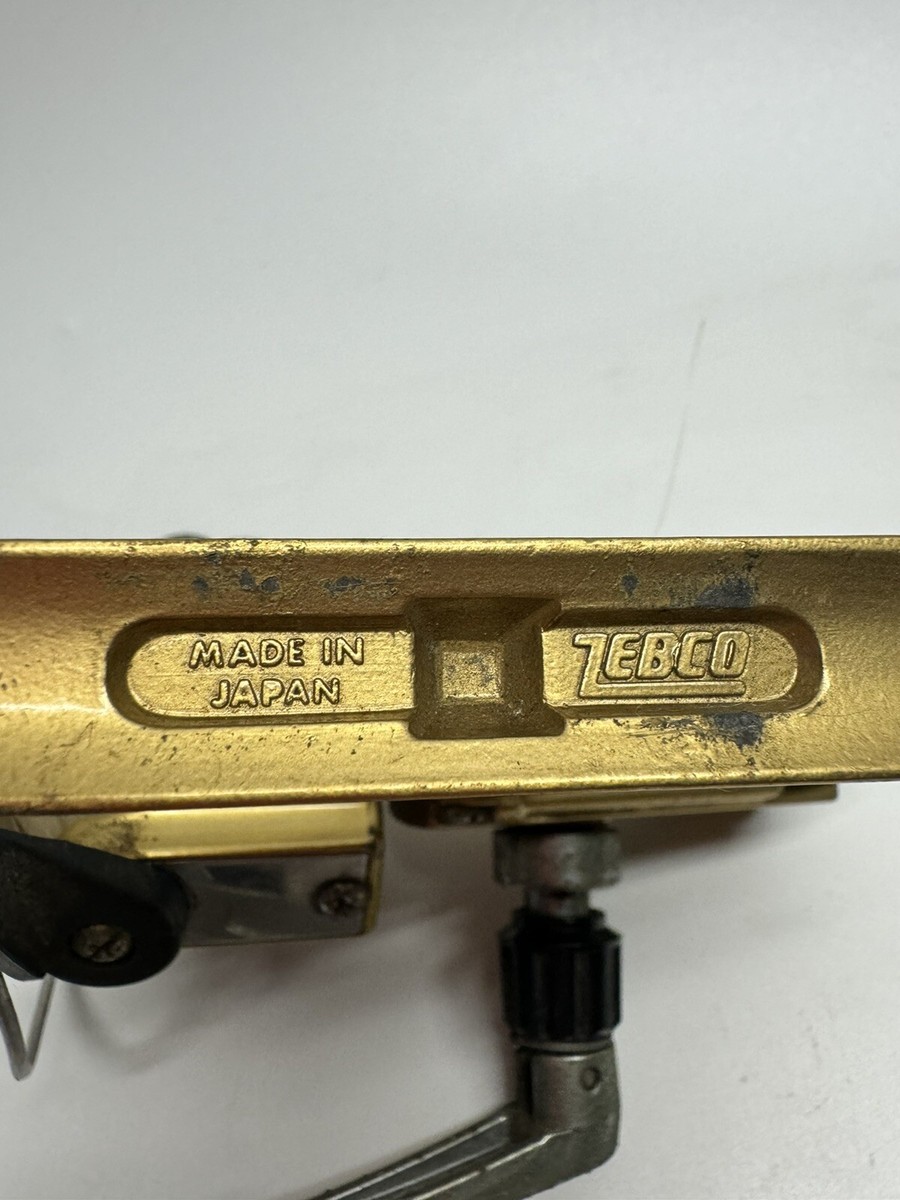 Vintage ZEBCO 6020 Gold Fishing Spinning Reel, Made in Japan | eBay