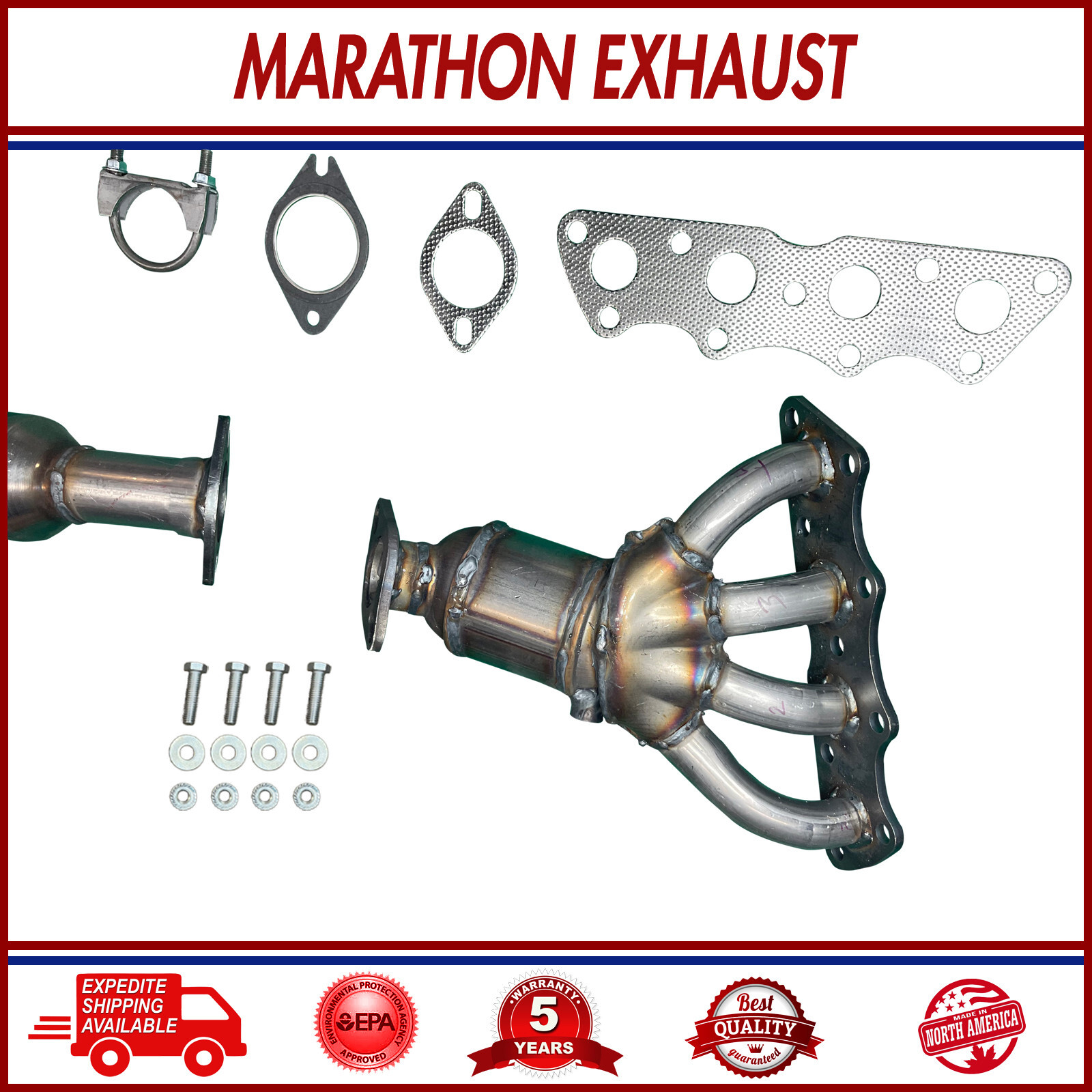 Catalytic Converter Set 1217 Hyundai Accent 1217 Kia Rio 1219 Kia