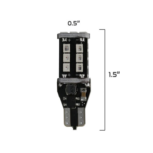 2X T10 60W Chip de alta potencia LED rojo freno 3RD montaje alto bombillas de parada - Imagen 6 de 7