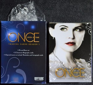 Disney-Once-Upon-a-Time-1-45-Base-Set-with-Box-and-Wrapper-Trading-Cards-ABC