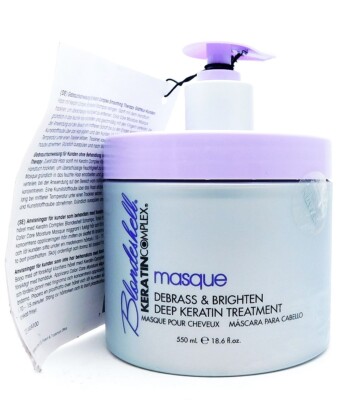 Keratin Complex Blondeshell Masque Debrass & Brighten Deep Keratin Treatment ...