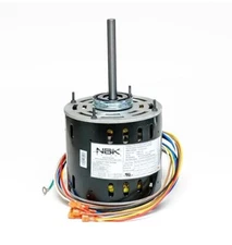 NBK 20590 Furnace Air Handler Blower Motor 1/5-1/2-3/4 HP 1075 RPM 115 Volts Rep