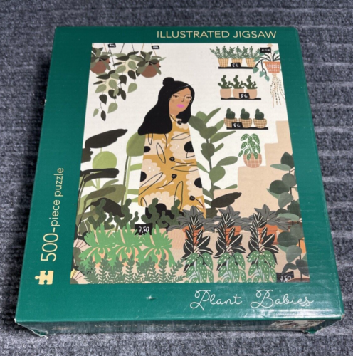 Elevate Plant Babies 500 Piece Illustrated 24” x 18” Jigsaw Puzzle