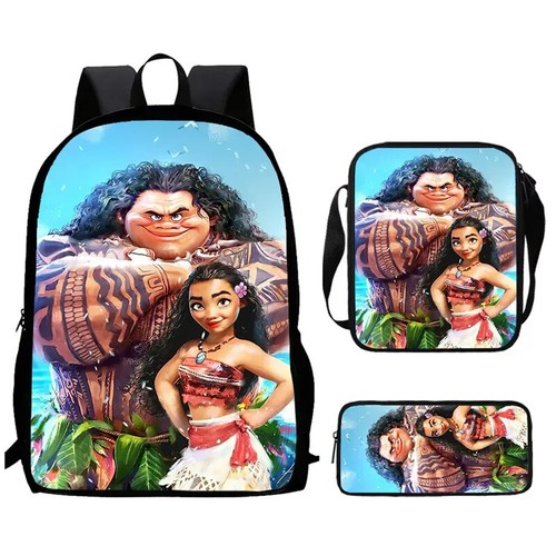 Moana Child School Backpack with Shoulder Bags Pencil Bags School Bags new - Picture 56 of 56