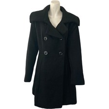 New York & Company Coat Wool Blend Womens Size Large