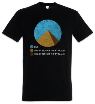 Chart Pyramid T-Shirt Fun Geek Nerd Teacher Professor Diagram Science Scientist