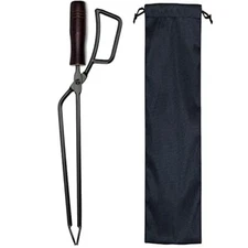 Fireplace Tongs / BBQ Charcoal Scissors Fire Scissors Super Lightweight Outdoor