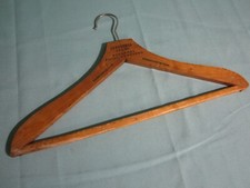 Vintage Sundbergs Wood Clothing Hanger Bodafors Filial: Landsbro Damkonfektion