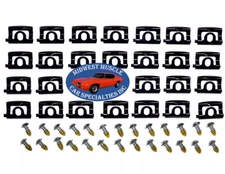 Rear Window Glass Trim Molding Clips Reveal Fits 68-69 Barracuda Fastback B30