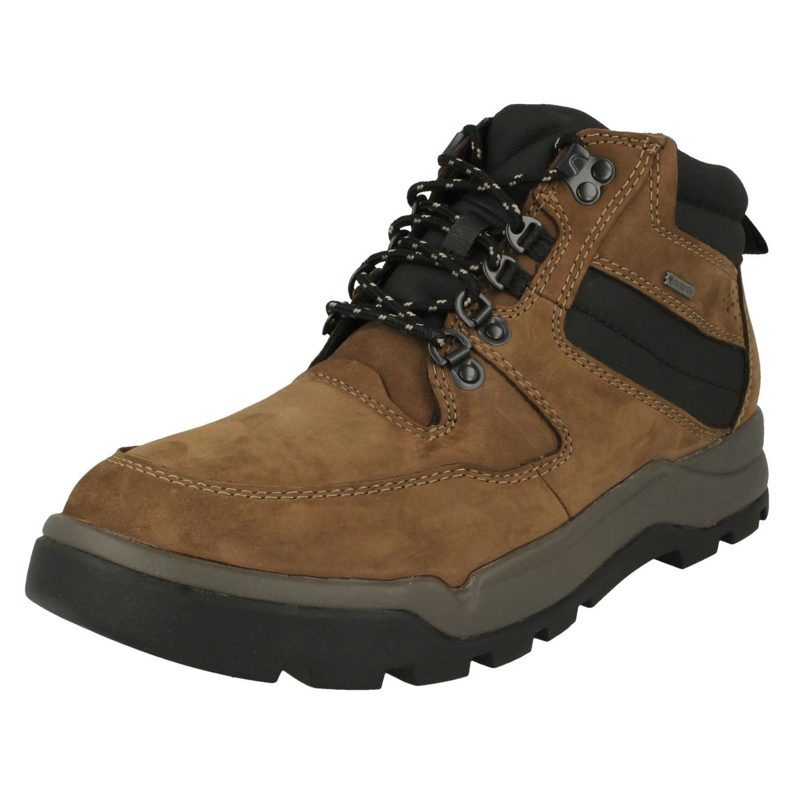 Mens Clarks Casual Lace Up Nubuck Boots Un Atlas Up GTX