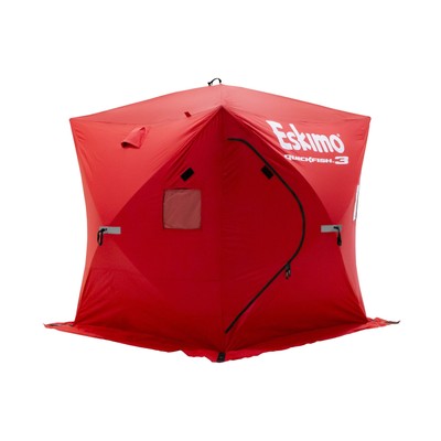 69143 Quickfish 3 Popup Portable Hubstyle Ice Fishing Shelter 34 Square Feet Of 