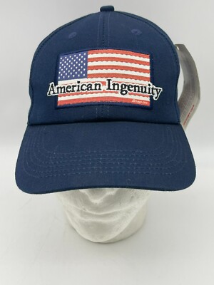 K-Products Snap-On Tools Strapback Hat Embroidered American Ingenuity USA Flag