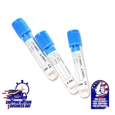 VACUUM BLOOD COLLECTION SODIUM CITRATE 3.2% LIGHT BLUE, 13X75MM, 2.7ML EXP 2026