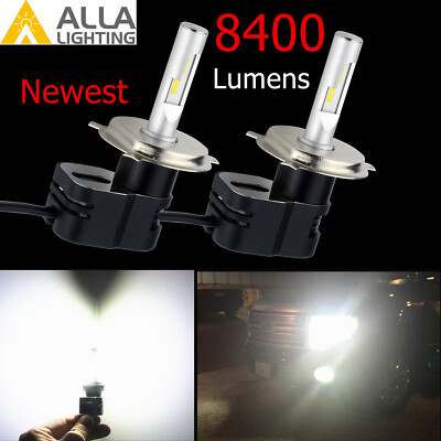 Alla Lighting LED H4 9003 Headlight Bulb Super Xenon White,High End,2yr Warranty
