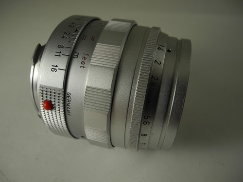LEICA LEITZ SUMMILUX M 50/1.4 50MM F1.4 WETZLAR CHROME EX+++/M - Picture 10 of 10