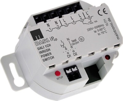 Maintronic DAS1 ip DALI Schaltaktor 1 Ch