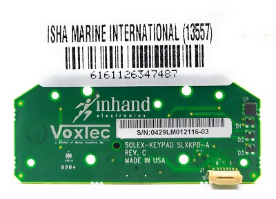 Voxtec Inhance Electronics Solex-Keypad SLXKPD-A PCB Karte