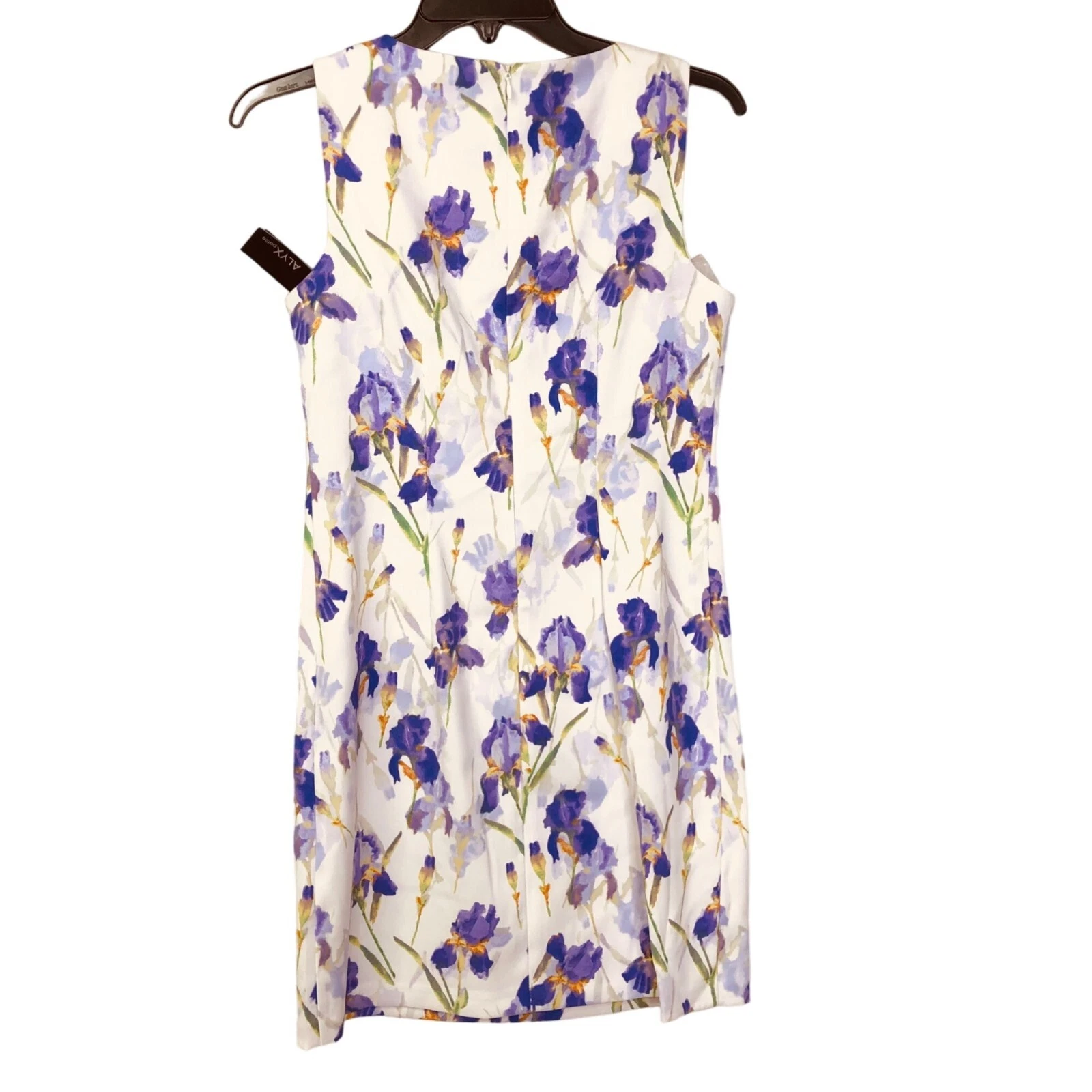 ABITO SENZA MANICHE IN GUAINA FLOREALE ALYX TAGLIA 6P NUOVO CON ETICHETTE