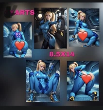 Sexy Waifu Ultra Premium GLOSSY ART PRINT ANIME AI WAIFU PIN UP [18+] 5x 8.5x14