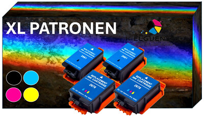 Druckerpatronen kompatibel für Epson Workforce WF-100 W E266+ E267 Set 