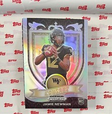 Jamie Newman 2021 Panini Prizm Draft Picks Silver Prizm Crusade RC #174