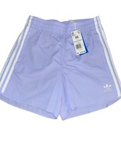 NWT Adidas Originals Sprinter Shorts 3 Stripe Trefoil Men  s Size XS- Violet