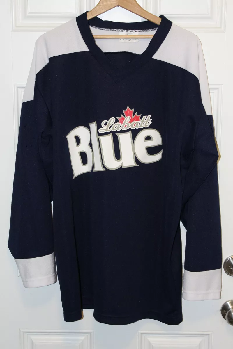Hockey Jersey - Labatt Blue Hockey Jersey - Size Mens ( Xl ) | Ebay